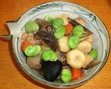 鶏肉と根菜の炊き合わせ作り方9写真