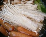 簡単！めちゃうま♪サバ缶と長ねぎの生姜鍋作り方5写真