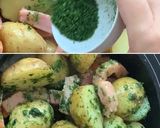 ポテベーコン青のりバター★チーズまみれ作り方4写真