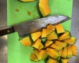 大絶賛！甘いかぼちゃの煮物〜離乳食にも！作り方3写真