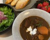 ほったらかしビーフシチュー作り方10写真
