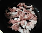 ザーサイ豚キムチ on 納豆（改良望む）作り方1写真