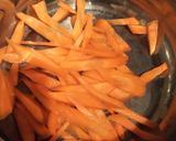 ホタテとニンジンの甘辛煮作り方1写真