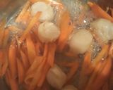 ホタテとニンジンの甘辛煮作り方3写真