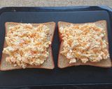 フライパンで時短卵サンド（低糖質食パン）作り方9写真
