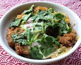 鬼盛りみつばのカツ丼♪作り方1写真