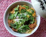 鬼盛りみつばのカツ丼♪作り方3写真