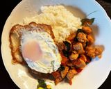 本格的★ごろっと鶏胸肉のガパオライス作り方9写真