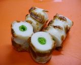 簡単！焼ちくわスナップエンドウのうま味天作り方3写真