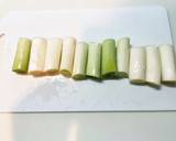 材料2つ！長ネギと鳥もも肉の塩炒め作り方1写真