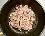 豚こま肉とナスと韓国唐辛子の味噌炒め作り方3写真