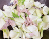 豆腐干/豆腐皮で青梗菜と豚肉の中華炒め作り方6写真