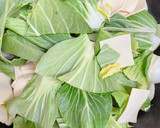 豆腐干/豆腐皮で青梗菜と豚肉の中華炒め作り方7写真
