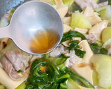 豆腐干/豆腐皮で青梗菜と豚肉の中華炒め作り方12写真