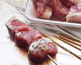 おうち居酒屋★豚串♪甘味噌だれ作り方1写真