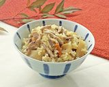 塩辛の炊き込みご飯作り方3写真