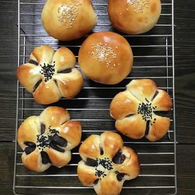 手ごねパン あんぱん by クックA600RV☆ 【クックパッド】 簡単