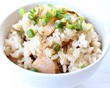 簡単に【貝柱と塩昆布の炊き込みご飯】作り方5写真