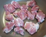 鶏もも肉とパプリカのカレーケチャ炒め作り方2写真