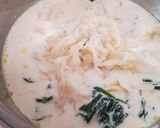 はなびらたけのミルクスープ作り方7写真