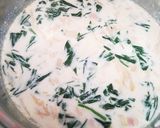 はなびらたけのミルクスープ作り方8写真