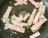 ベーコンときのことほうれん草の和風パスタ作り方5写真