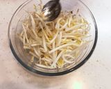 レンジで簡単！もやしの醤油ナムル作り方2写真