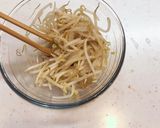 レンジで簡単！もやしの醤油ナムル作り方3写真