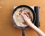 海老とブロッコリーのミート豆乳パスタ作り方5写真