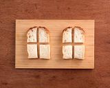 おかゆトースト作り方1写真