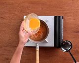 蒸し豚まんのたまご餡掛け作り方5写真