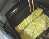 お弁当に✿大葉と明太クリチの卵焼き作り方3写真