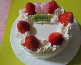 Ф15cmイチゴケーキ作り方9写真