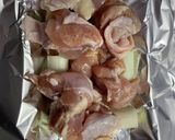 山椒が香る鶏モモのホイル焼き作り方1写真