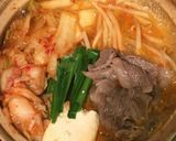 牛肉で作るキムチ鍋作り方2写真