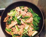 簡単☆小松菜と豚肉の焼き肉のタレ炒め作り方3写真