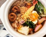 あったまる〜♡間違いない味の鍋焼きうどん作り方4写真