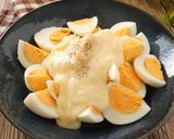 ゆで卵のとろ~りチーズがけ作り方4写真