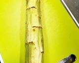 中国野菜と卵炒め(ステムレタス)作り方1写真