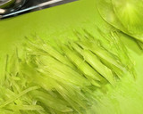 中国野菜と卵炒め(ステムレタス)作り方3写真