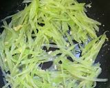 中国野菜と卵炒め(ステムレタス)作り方11写真