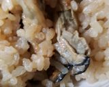 冷凍牡蠣そのままポンで♪牡蠣炊き込み作り方4写真