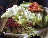 おうち居酒屋★春キャベツとさつま揚げ作り方3写真