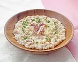 塩辛と味噌のリゾット作り方4写真