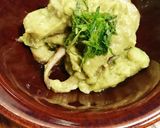 イカとアボカド酢味噌からし和え作り方5写真