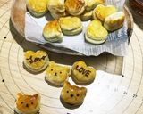 くまちゃんとハートのチョコパイ作り方9写真