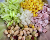 らっきょう甘酢で♪豆とセロリのマヨサラダ作り方6写真