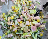 らっきょう甘酢で♪豆とセロリのマヨサラダ作り方11写真