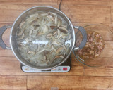 やきとり缶アレンジ・卵スープ（大量調理）作り方5写真