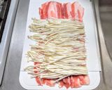 エノキの肉巻きガーリックバター仕立て作り方2写真